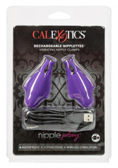 Nipply Play Rechargeable Nipplettes Purp Adult Sex Toys