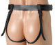 Double Penetration Premium Leather Dildo Strap-On Harness for Men by Strict Leather - Product SKU ST782