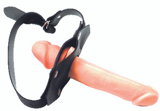 Double Penis Gag with Dildo Adult Sex Toys