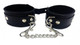 Rouge Plain Leather Wrist Cuffs Black by Rouge Garments - Product SKU CNVEF -ERHC1045 -BK