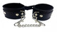 Rouge Plain Leather Wrist Cuffs Black by Rouge Garments - view 2