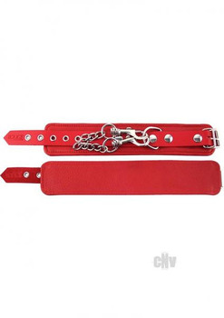 Rouge Plain Wrist Cuffs Red Best Adult Toys