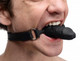 Suppressor Silicone Mini Face Banger Gag Black by XR Brands - Product SKU CNVEF -EXR -AD817