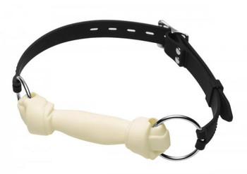 Silicone Bone Gag White by XR Brands