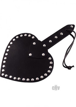 Rouge Heart Paddle Black Leather Best Sex Toys