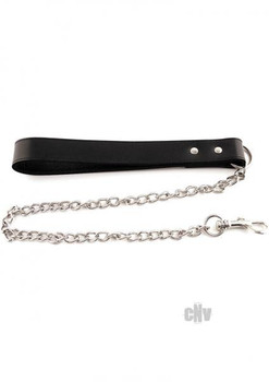 Rouge God Lead W/chain Black Adult Sex Toy