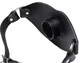 XR Brands Feeder Locking Open Mouth Gag Black Leather O/S - Product SKU CNVEF-EXR-DU615