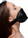Strict Cock Head Silicone Mouth Gag Black Adult Toys