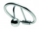 XR Brands Halo Urethral Plug With Glans Ring Steel Silver - Product SKU CNVEF-EXR-AF142