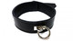 Rouge Leather Plain Collar 1 Ring Black by Rouge Garments - Product SKU CNVEF -ERHC1049 -BK