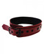Rouge Anaconda Collar Burgundy Red Leather by Rouge Garments - Product SKU CNVEF -ERHC1049 -BKBUR