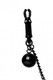 Nipple Clamps With Ball Weights And Chain Black by XR Brands - Product SKU CNVEF -EXR -IS120
