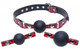 XR Brands Crimson Tied Triad Interchangeable Silicone Ball Gag - Product SKU CNVEF-EXR-AE605