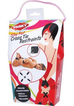 Stay Put Cross Tie Restraints Adult Sex Toy