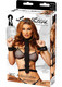 Lux Fetish Adjust Neck And Wristraint Set 3 Piece Black by Electric Eel Inc - view 2