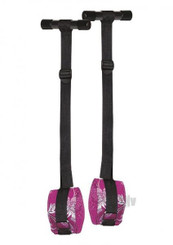 Over The Door Bondage Cuffs Pink Adult Sex Toys