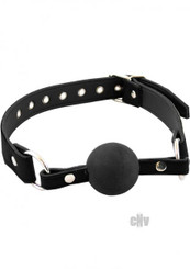 Rouge Leather Ball Gag Black Sex Toy