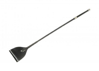 Mare Black Leather Riding Crop by XR Brands