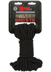 Kink Hogtied Bind & Tie Hemp Bondage Rope 30ft  Black Best Adult Toys