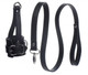 Testicle Stretcher With Leash Black Leather by XR Brands - view 4