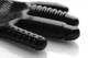 Pleasure Poker Textured Glove Black by XR Brands - view 3