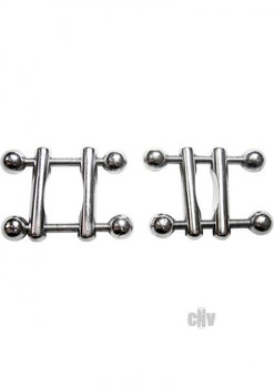 Rouge Ball End Nipple Clamps Clamshell by Rouge Garments