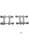 Rouge Ball End Nipple Clamps Clamshell by Rouge Garments