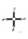 Ouch Pain 4way Hogtie Cross Black Adult Toy
