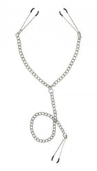 Anais Y Style Nipple Clamps To Clitoris Vice by XR Brands