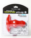 D-Tunnel Anal Plug Large Red by Perfect Fit Brand - Product SKU PERHP08R
