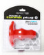 D-Tunnel Anal Plug Large Red by Perfect Fit Brand - view 2