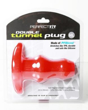 D-Tunnel Butt Plug X Large Red Adult Toy