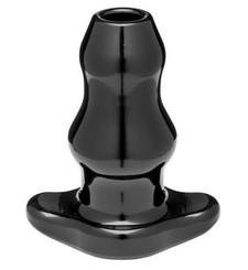 D-Tunnel X Large Black Butt Plug by Perfect Fit Brand