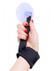 Frisky Hands Up Suction Cup Cuffs Black by XR Brands - view 4