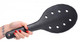 Spanking Rounded Paddle With Holes Black Best Sex Toy