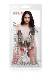 Lux Fetish Adjustable Nipple Clips & Clit Clamp Best Adult Toys