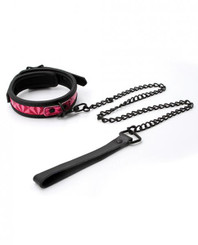 Sinful 1 inch Collar & Leash Pink Adult Toys