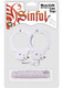 Sinful Metal Cuffs, Keys, Love Rope White by NassToys - view 2