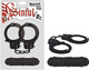 Metal Cuffs, Keys, Love Rope Black by NassToys - view 2