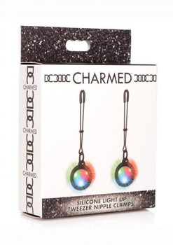 Charmed Light Up Tweezer Nip Clamp Black Adult Toys