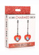 The Charmed Light Up Heart Tweezer Nip Red Sex Toy For Sale