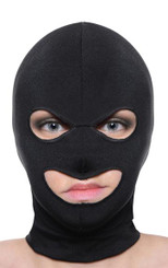 Facade Spandex Hood With Eyes And Mouth Holes Black O/S by XR Brands