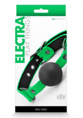 Electra Play Things Ball Gag Green Best Sex Toys