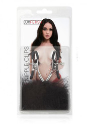 Lux F Feather Nipple Clamps by Lux Fetish