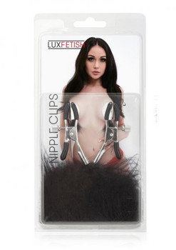 Lux F Feather Nipple Clamps by Lux Fetish
