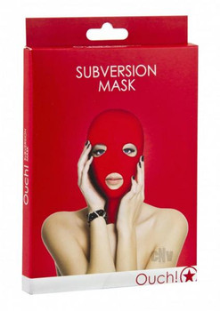 Ouch Subversion Mask Red Sex Toys