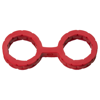 Japanese Bondage Silicone Cuffs Small Red Adult Toy