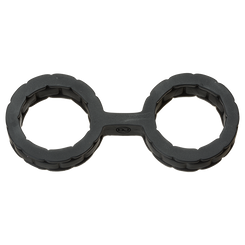 Japanese Bondage Silicone Cuffs Small Black Best Sex Toy