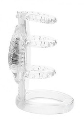 Doctor Loves Zinger Vibrating Cage Clear Adult Toy