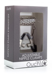 Ouch Adjustable Nipple Clamps Metal by Shots America LLC